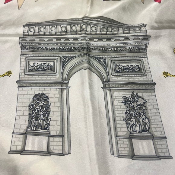 Celine Silk Scarf - Picture 5 of 8